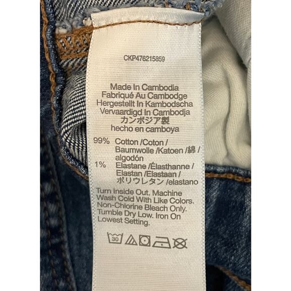 Madewell The '90s Straight Utility Jean in Densmore Wash Size 28 Tomboy Chic Y2K - Picture 15 of 16